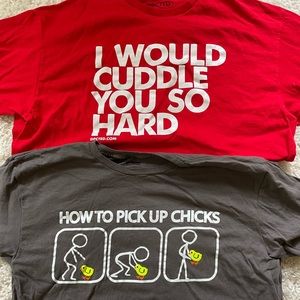 Two T-shirts excellent condition size Extra large